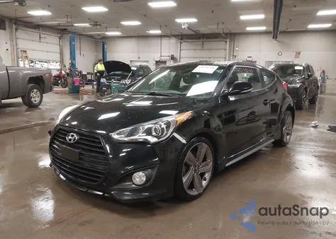 2015 Hyundai Veloster Turbo из США, поврежденный, VIN KMHTC6AE8FU239181